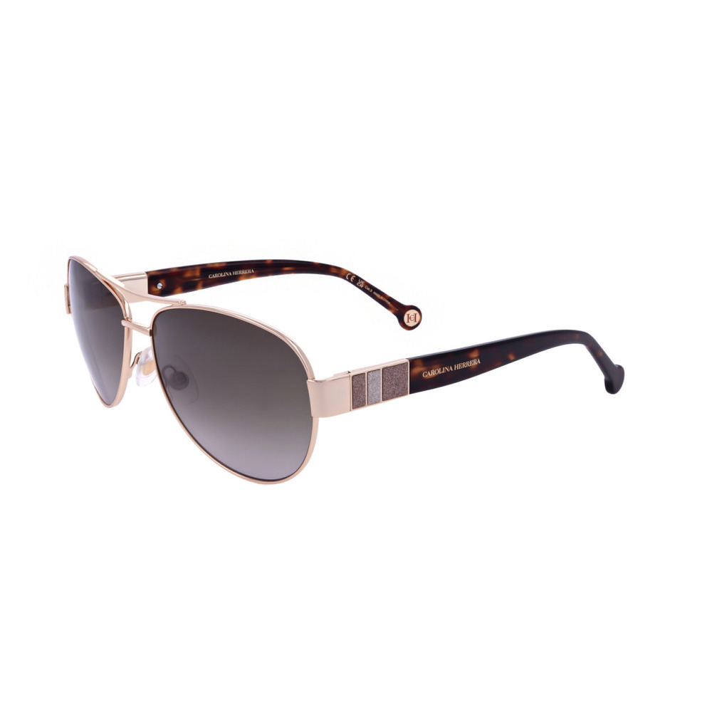 NEW Carolina Herrera HER 0135/S 00009O Rose Gold Sunglasses authentic
